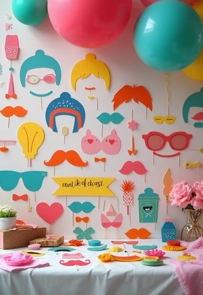 20 Thoughtful Gift Ideas for Best Friend’s Wedding - 19. DIY Photo Booth Props