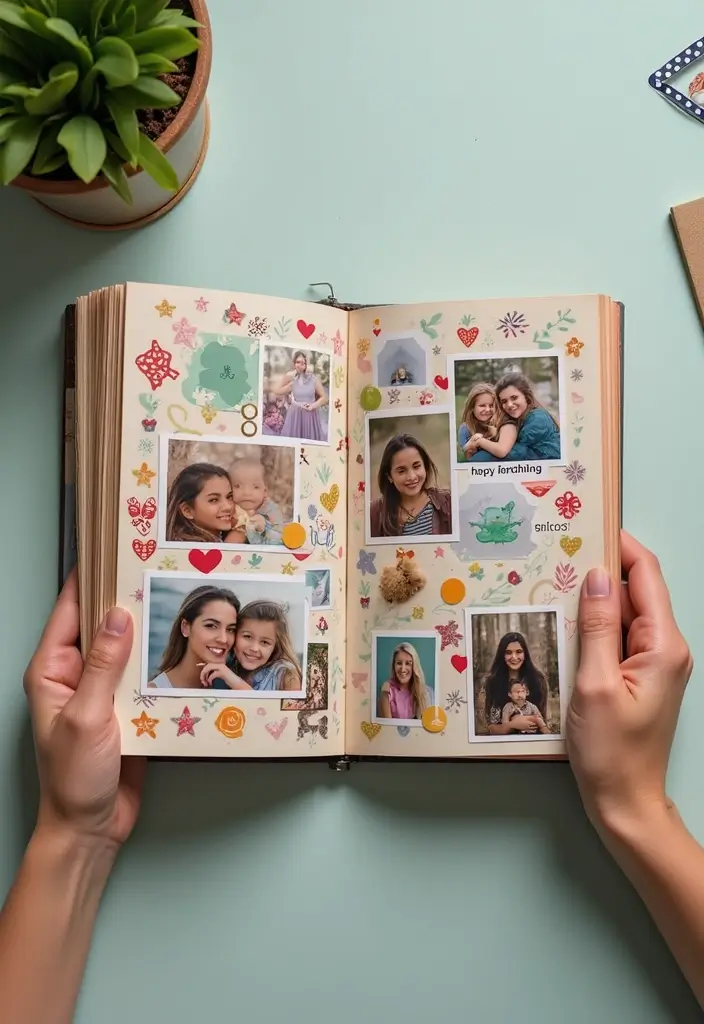 20 Creative DIY Gift Ideas for Friends to Make Them Smile - 1. Customized Photo Album