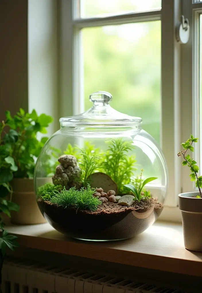 20 Anniversary Gift Ideas for Husband That Show Your Love - 10. DIY Terrarium