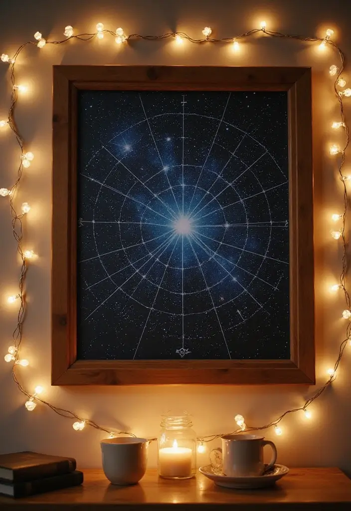 20 Anniversary Gift Ideas for Husband That Show Your Love - 3. Customized Star Map