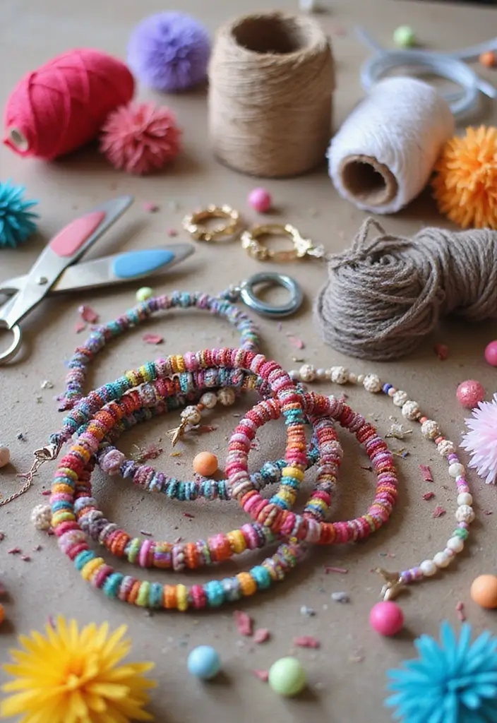 20 Birthday Party Gift Bag Ideas Kids Actually Want - 2. DIY Friendship Bracelets