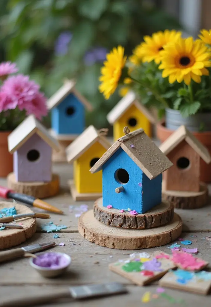 20 Birthday Party Gift Bag Ideas Kids Actually Want - 7. Miniature DIY Birdhouses