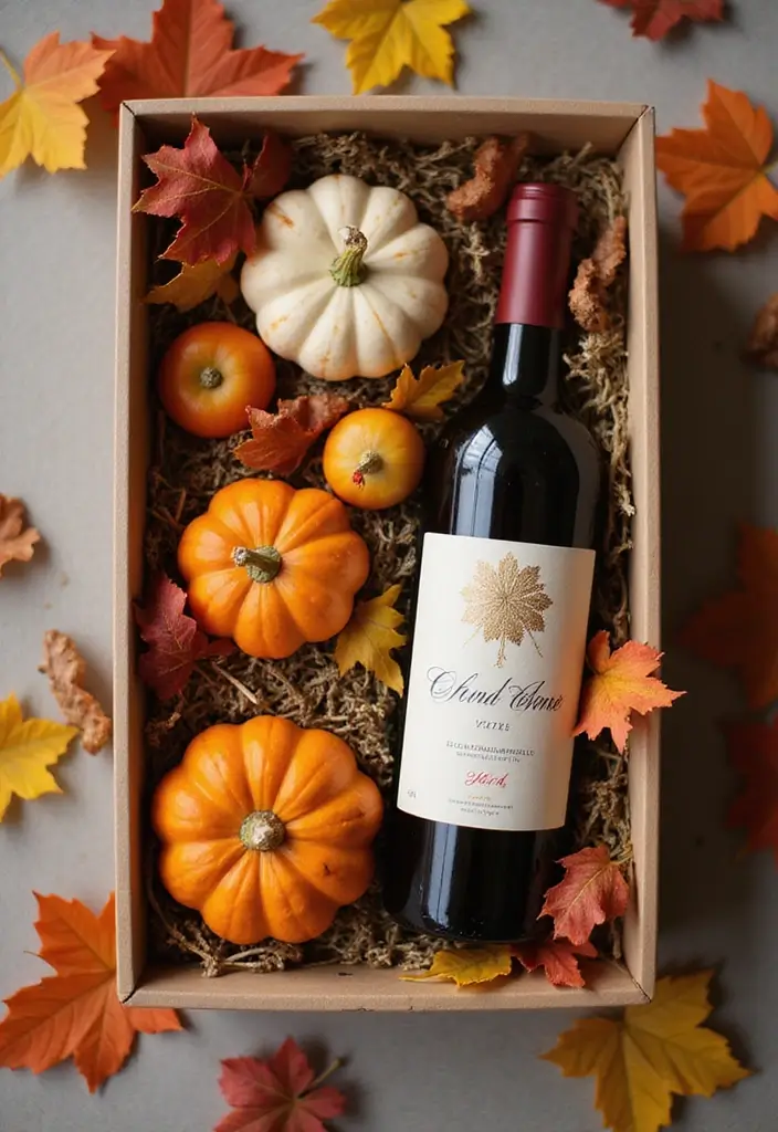 20 Creative Wine Gift Box Ideas for Any Occasion - 9. Seasonal Holiday Wine Box