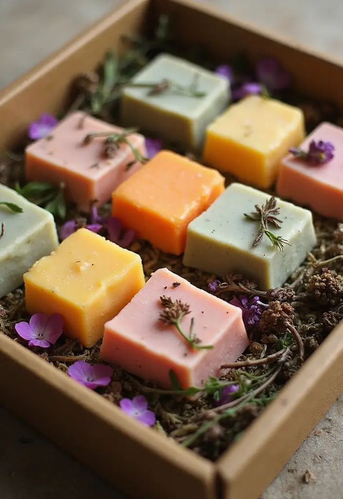 20 Cute Christmas Gift Ideas for Girlfriend She’ll Love - 11. Handmade Soap Set
