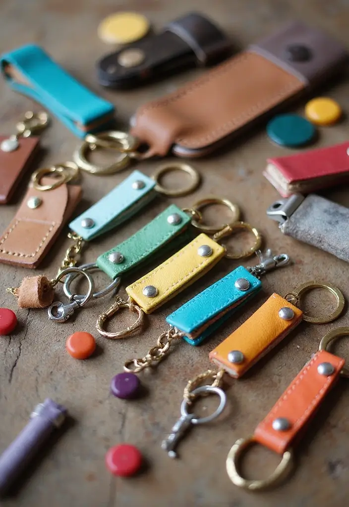 20 Cute Christmas Gift Ideas for Girlfriend She’ll Love - 17. DIY Keychain