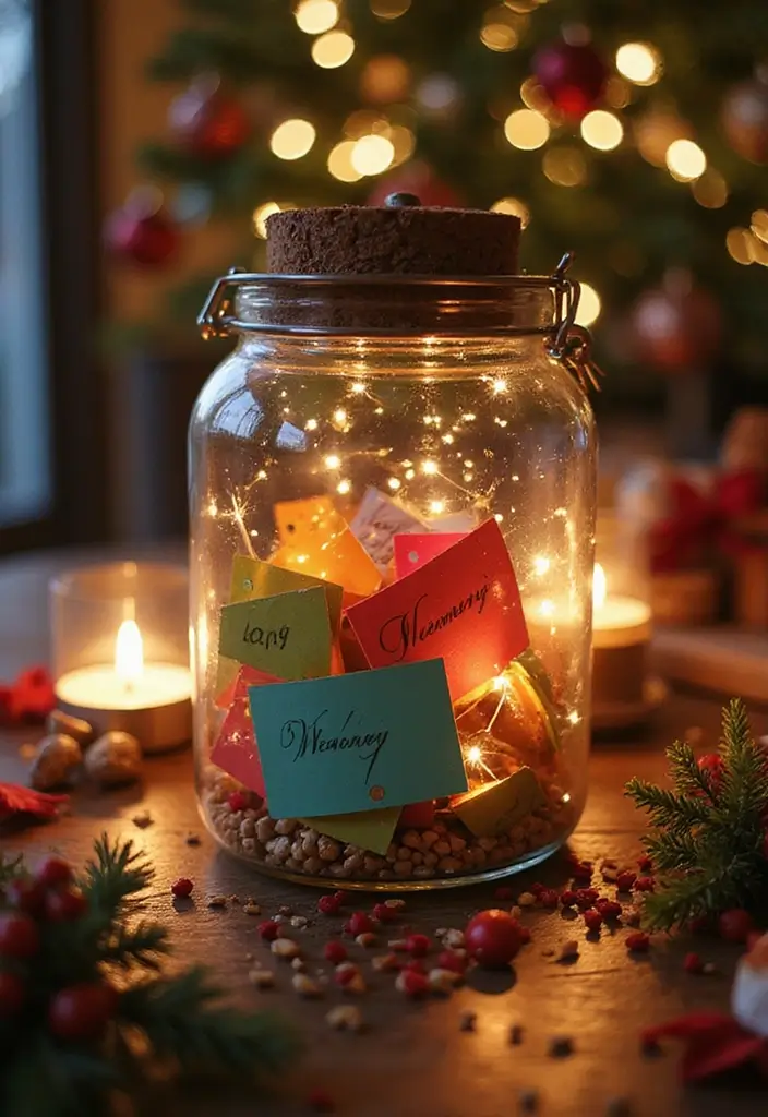 20 Cute Christmas Gift Ideas for Girlfriend She’ll Love - 20. DIY Memory Jar