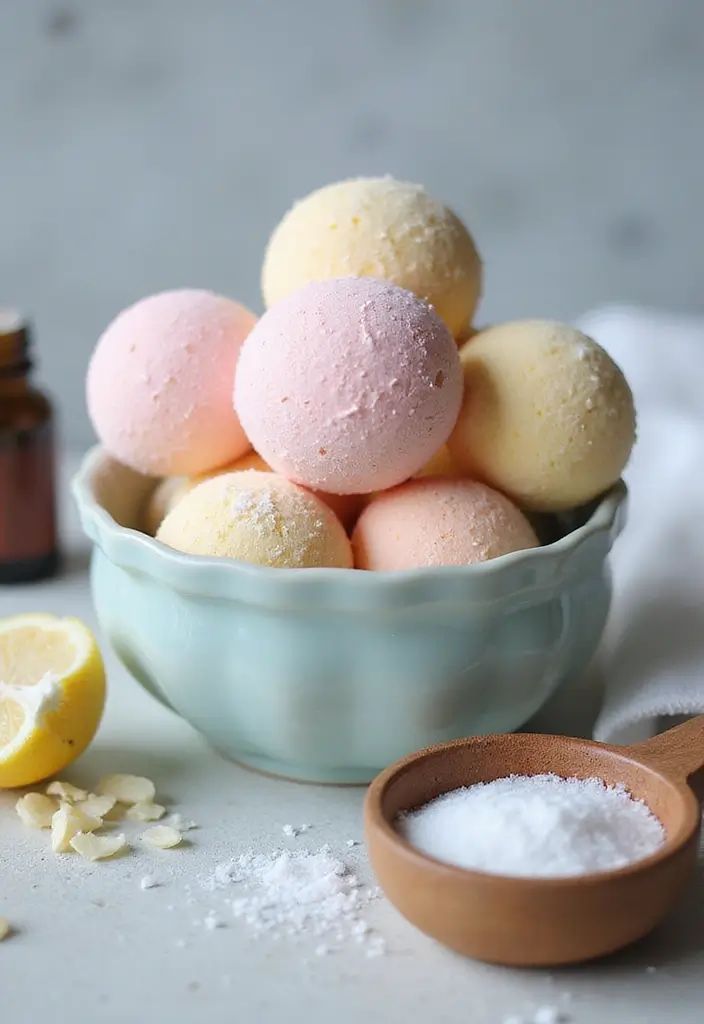 20 Cute Christmas Gift Ideas for Girlfriend She’ll Love - 7. DIY Bath Bombs