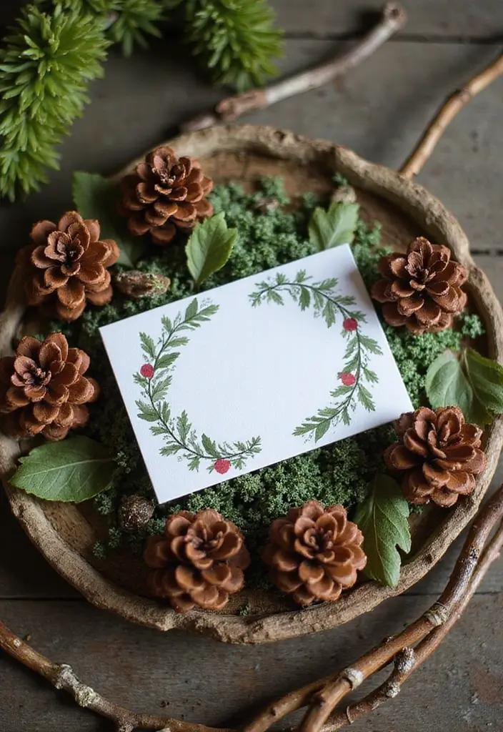 20 Easy Christmas Gift Card Ideas Anyone Can Copy - 2. Nature-Inspired Gift Card Holders
