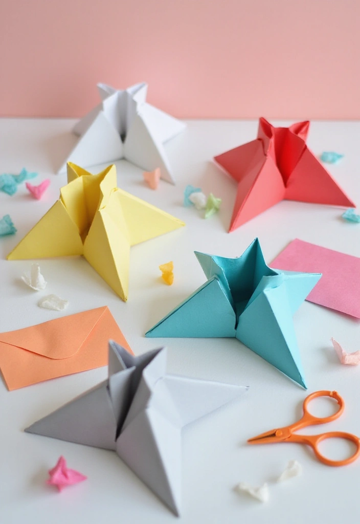20 Easy Christmas Gift Card Ideas Anyone Can Copy - 6. Origami Gift Card Holders