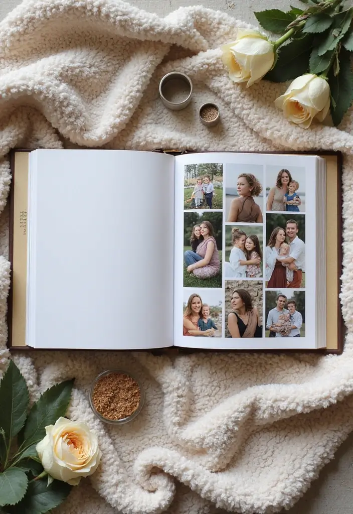 20 First Anniversary Gift Ideas for Husband He’ll Love - 1. Custom Photo Album