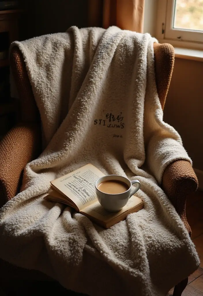 20 First Anniversary Gift Ideas for Husband He’ll Love - 11. Personalized Blanket