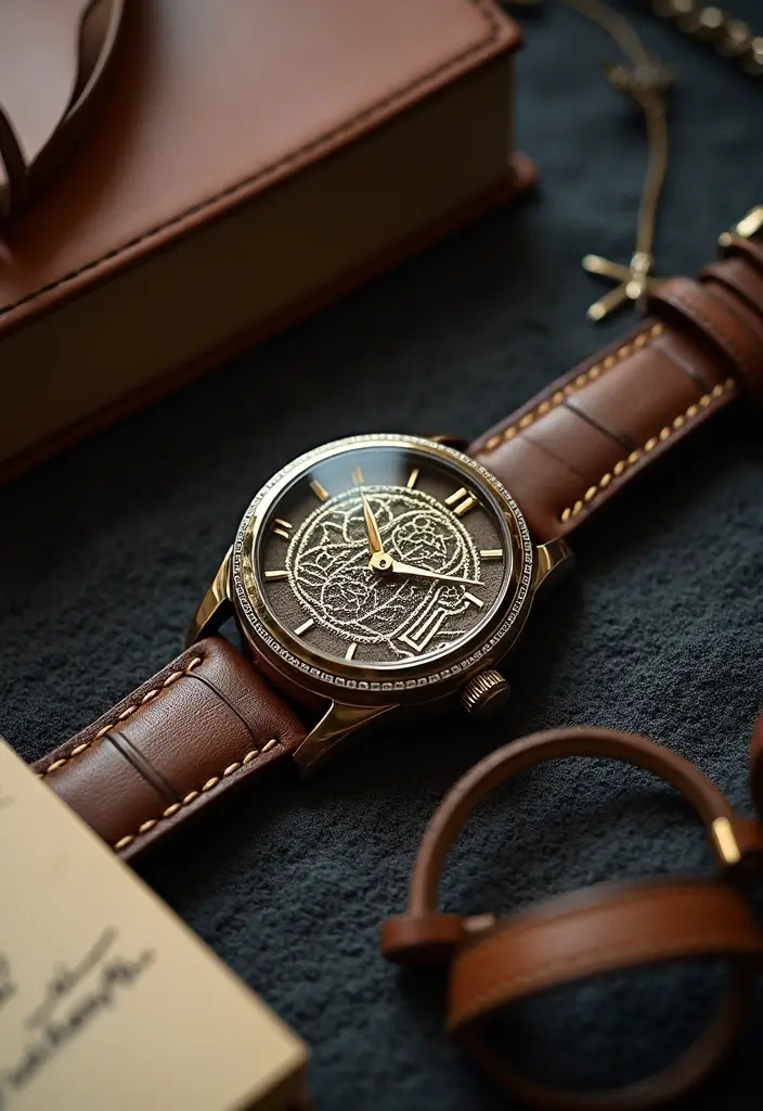 20 First Anniversary Gift Ideas for Husband He’ll Love - 17. Engraved Watch