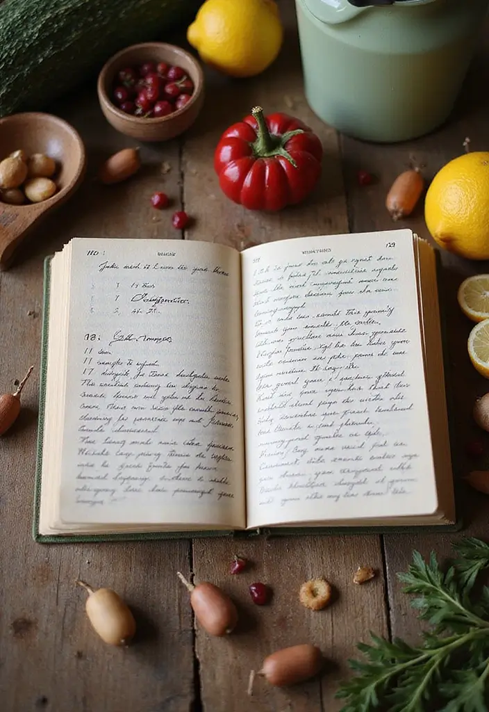 20 First Anniversary Gift Ideas for Husband He’ll Love - 8. Handwritten Recipe Book