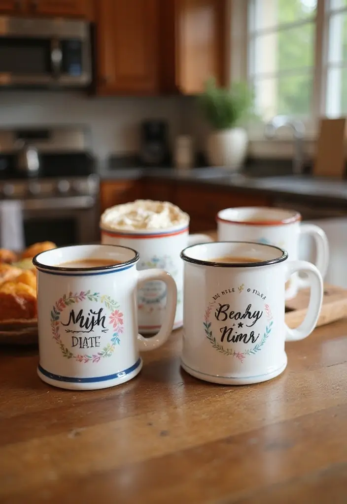 20 Fun Christmas Gift Ideas for Friends This Holiday Season - 15. Personalized Mugs