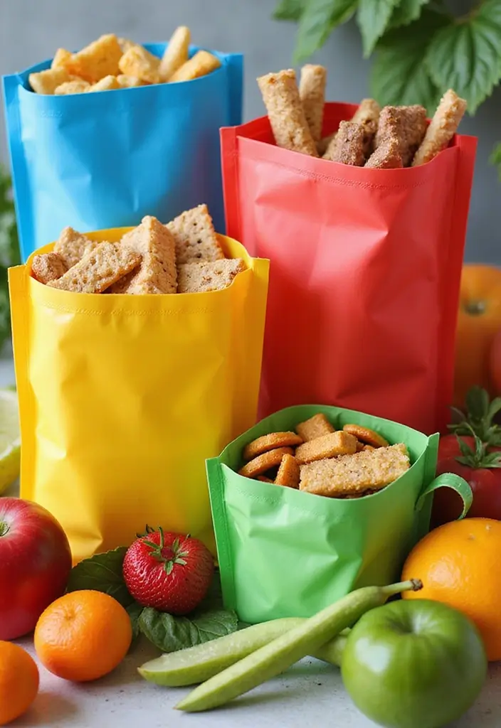 20 Fun Christmas Gift Ideas for Friends This Holiday Season - 16. Reusable Snack Bags