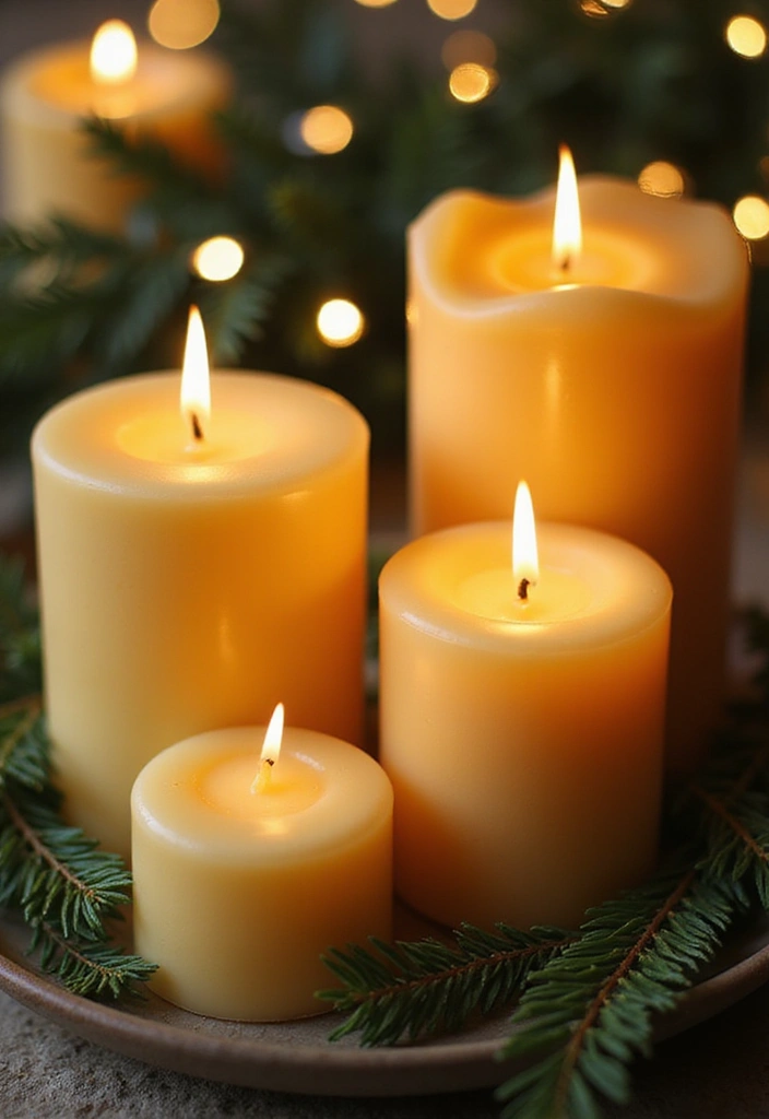 20 Fun Christmas Gift Ideas for Friends This Holiday Season - 2. Handmade Beeswax Candles