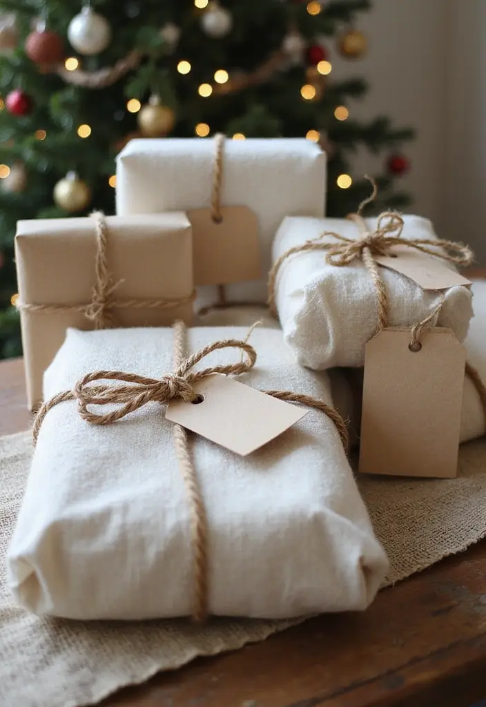 20 Fun Christmas Gift Ideas for Friends This Holiday Season - 4. Reusable Gift Wrap