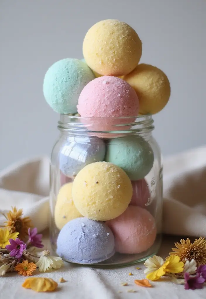 20 Fun Christmas Gift Ideas for Friends This Holiday Season - 6. DIY Bath Bombs