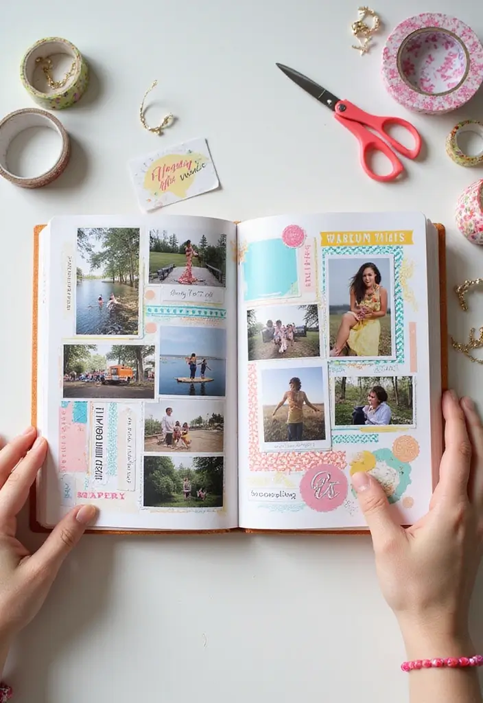 20 Timeless Gift Ideas for Anniversary Celebrations - 1. Memory Scrapbook