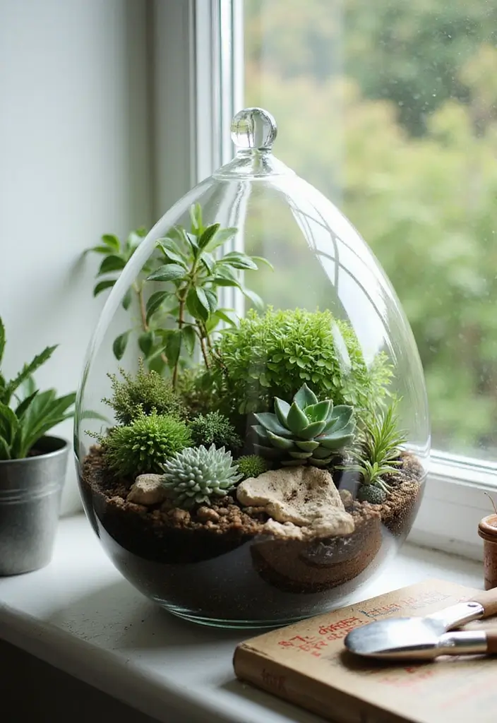 20 Timeless Gift Ideas for Anniversary Celebrations - 10. DIY Terrarium