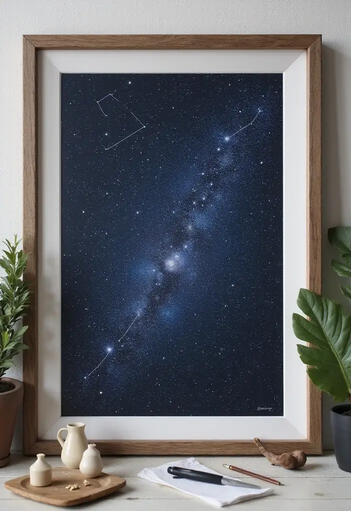 20 Timeless Gift Ideas for Anniversary Celebrations - 5. Customized Star Map