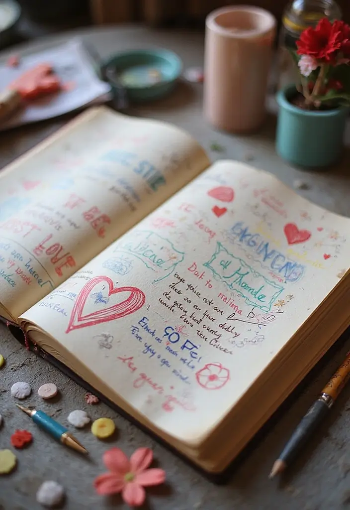 20 Romantic Anniversary Gift Ideas for Boyfriend - 20. DIY Love Book