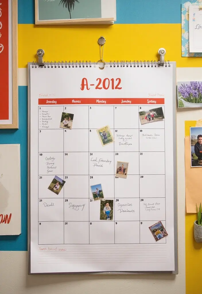 20 Creative DIY Gift Ideas for Friends to Make Them Smile - 20. Personalized Calendar