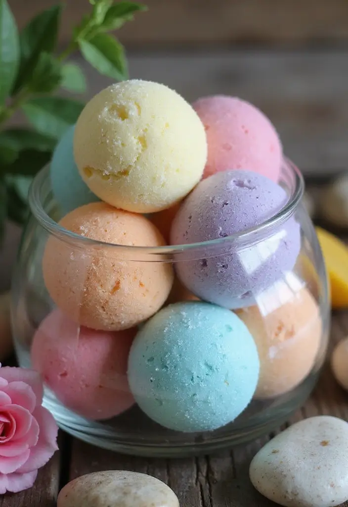 25 Eco-Friendly DIY First Birthday Gift Ideas Every Parent Will Appreciate - 23. Eco-Friendly Bath Bombs