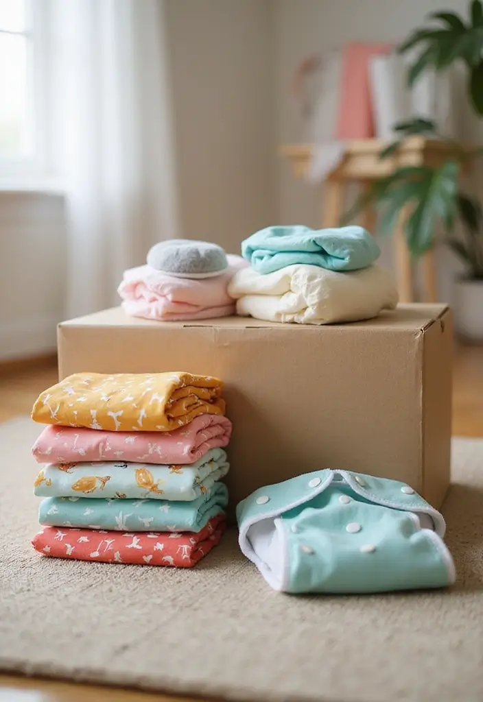 25 Eco-Friendly DIY First Birthday Gift Ideas Every Parent Will Appreciate - 24. Cloth Diaper Kit