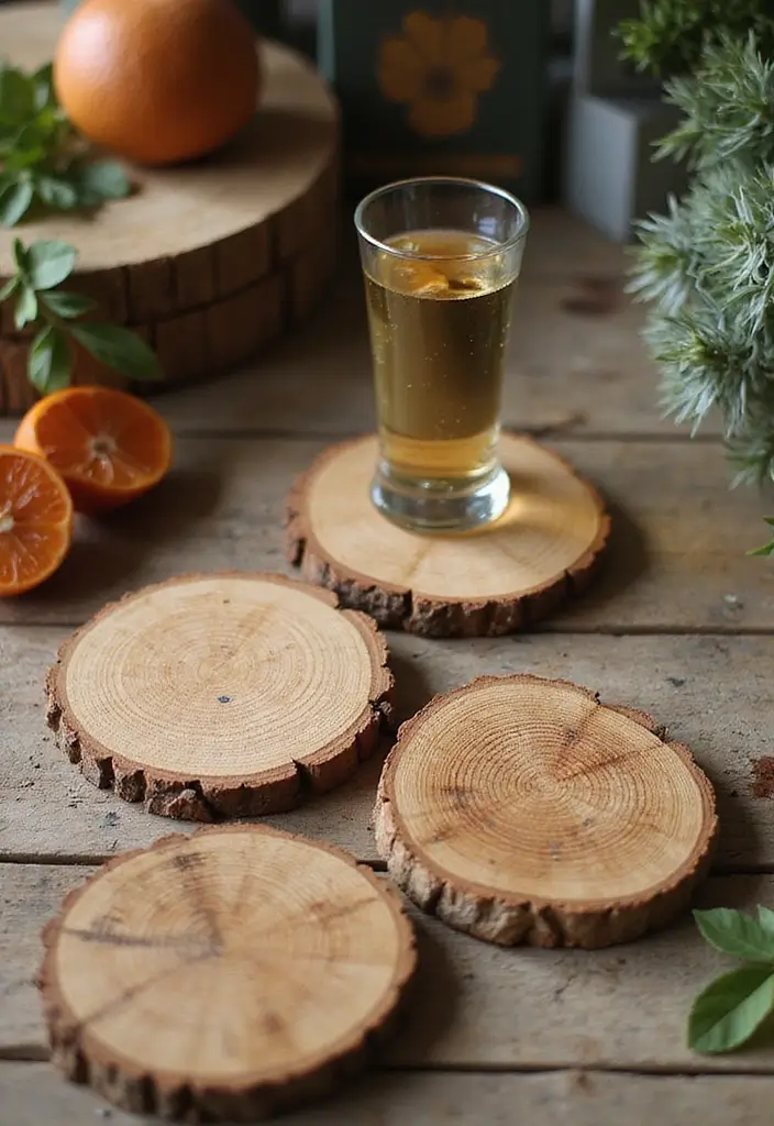 25 Anniversary Gift Ideas for Her That Feel Romantic - 19. Handcrafted Coasters