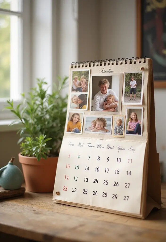 25 Anniversary Gift Ideas for Her That Feel Romantic - 24. Personalized Calendar