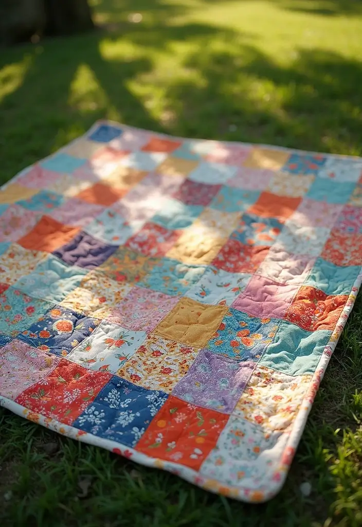25 Anniversary Gift Ideas for Her That Feel Romantic - 7. Recycled Fabric Quilt