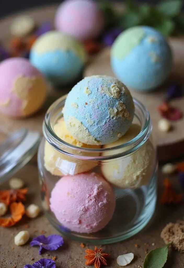 25 Anniversary Gift Ideas for Her That Feel Romantic - 8. DIY Natural Bath Bombs