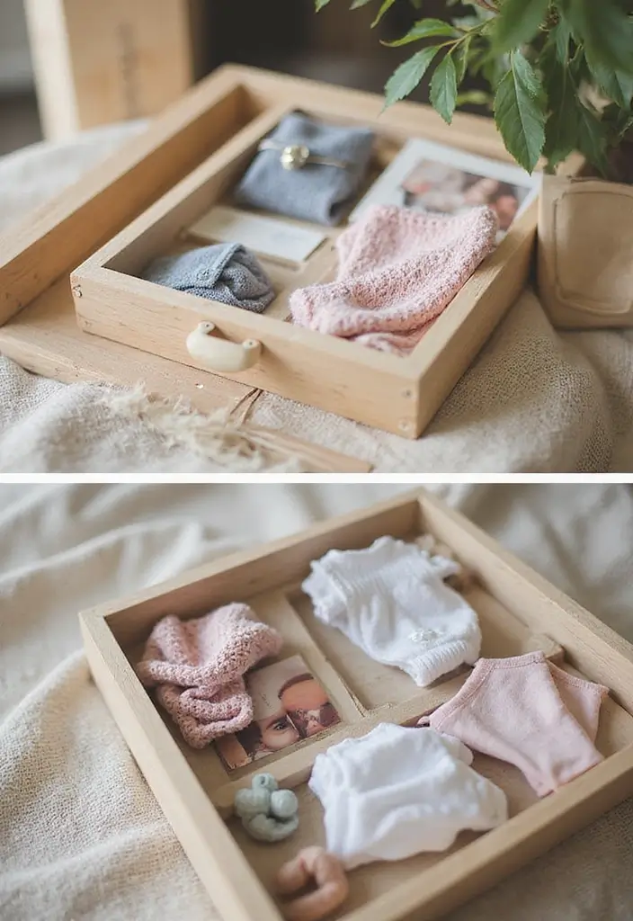 25 Baby Shower Gift Ideas for Boys That Moms Will Adore - 14. DIY Baby Keepsake Box