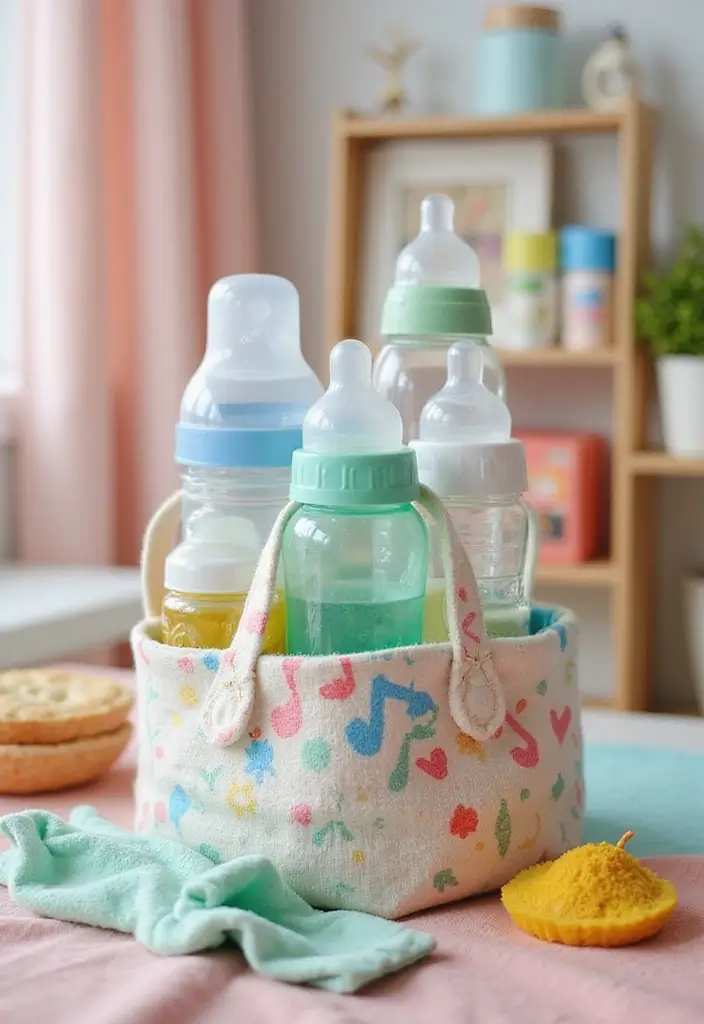 25 Baby Shower Gift Ideas for Boys That Moms Will Adore - 19. DIY Baby Bottle Holder