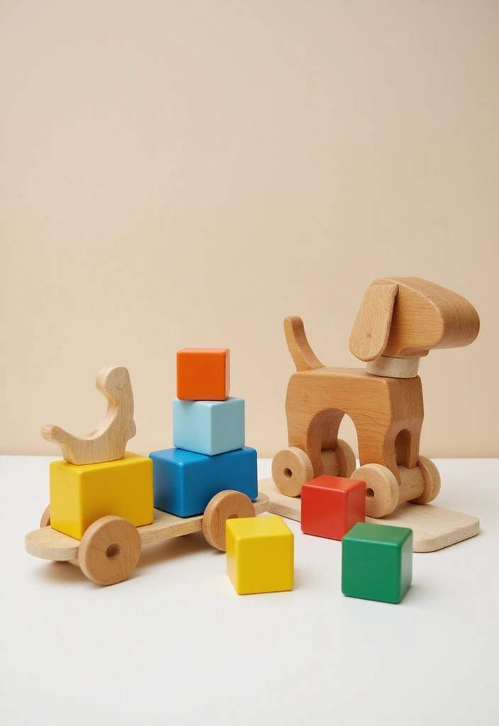 25 Baby Shower Gift Ideas for Boys That Moms Will Adore - 2. Eco-Friendly Wooden Toys