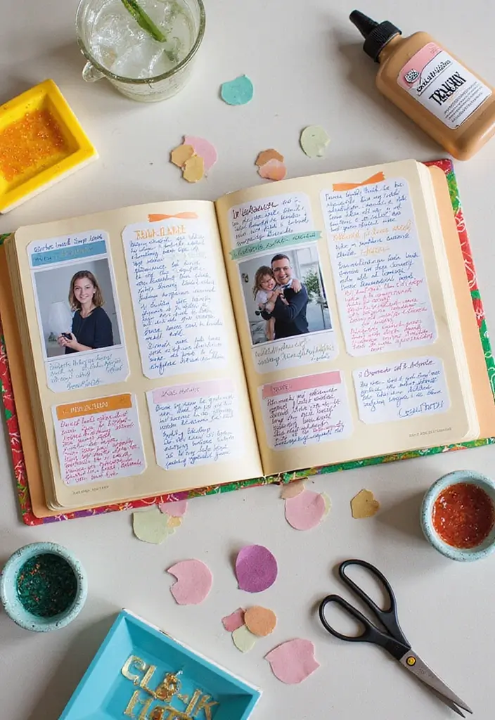 25+ Best Gift Ideas for Friends’ Birthday That They’ll Actually Love - 11. DIY Scrapbook