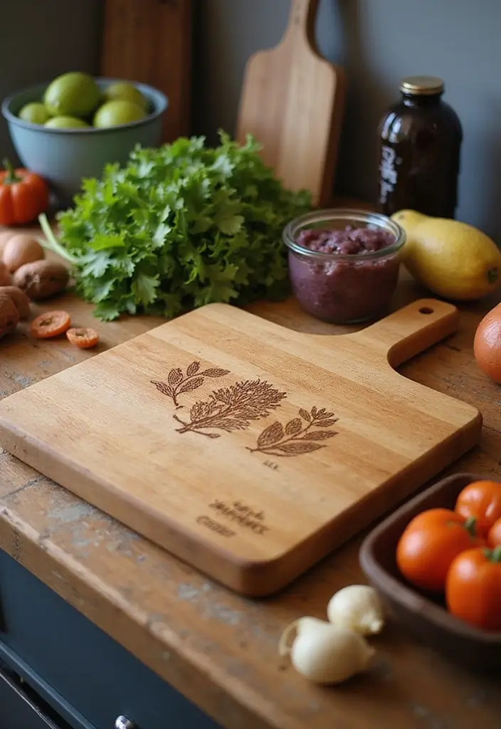 25 Birthday Gift Ideas for Husband That He’ll Actually Use - 14. Personalized Cutting Board