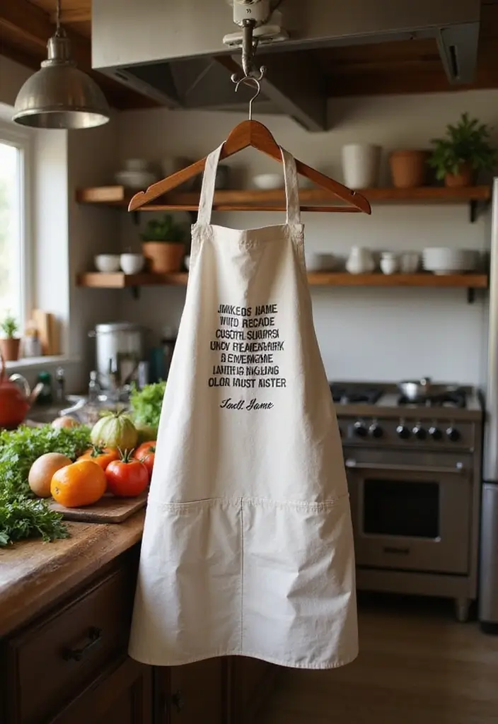 25 Birthday Gift Ideas for Husband That He’ll Actually Use - 6. Personalized Apron
