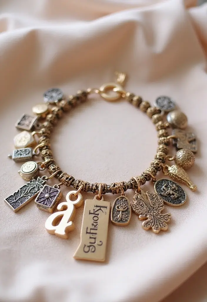 25 Christmas Gift Ideas for Your Sister She’ll Adore - 2. Personalized Charm Bracelet
