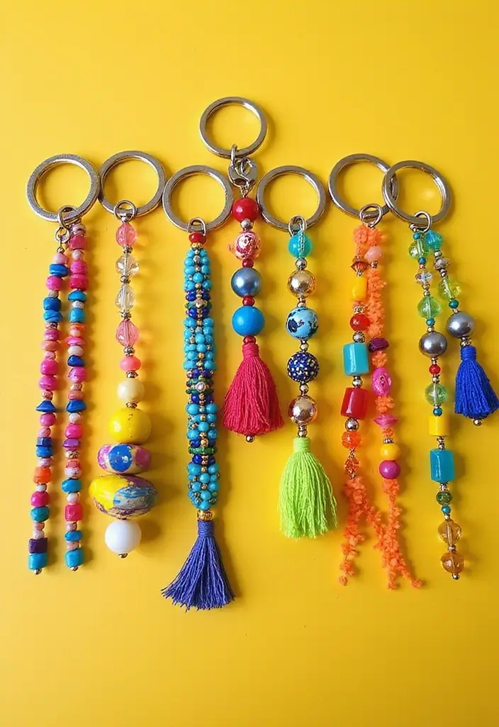 25 Christmas Gift Ideas for Your Sister She’ll Adore - 20. Beaded Keychains