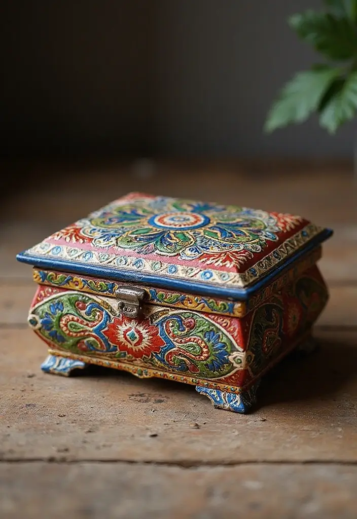 25 Christmas Gift Ideas for Your Sister She’ll Adore - 21. Hand-painted Jewelry Boxes