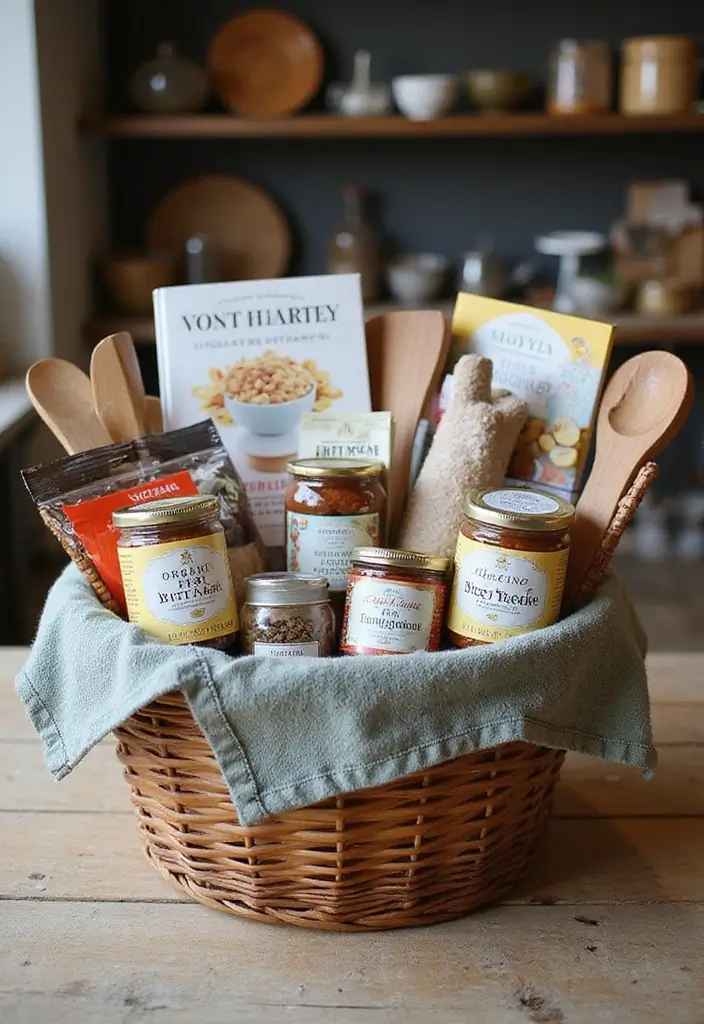 25 DIY Gift Basket Ideas for Any Occasion - 17. Baking Enthusiast Basket