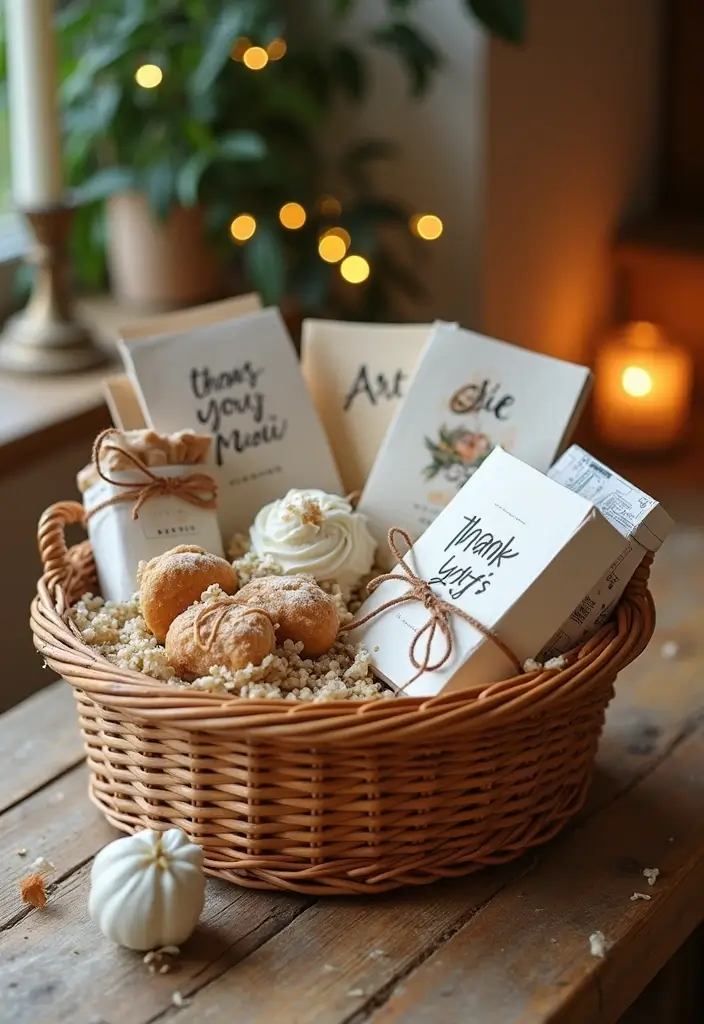 25 DIY Gift Basket Ideas for Any Occasion - 25. Thank You Basket