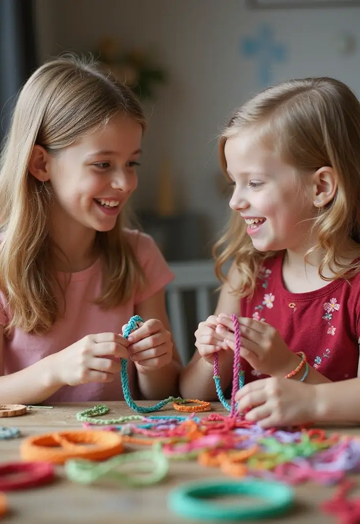 25 Fun Christmas Gift Ideas for Kids That Aren’t Toys - 15. DIY Friendship Bracelets