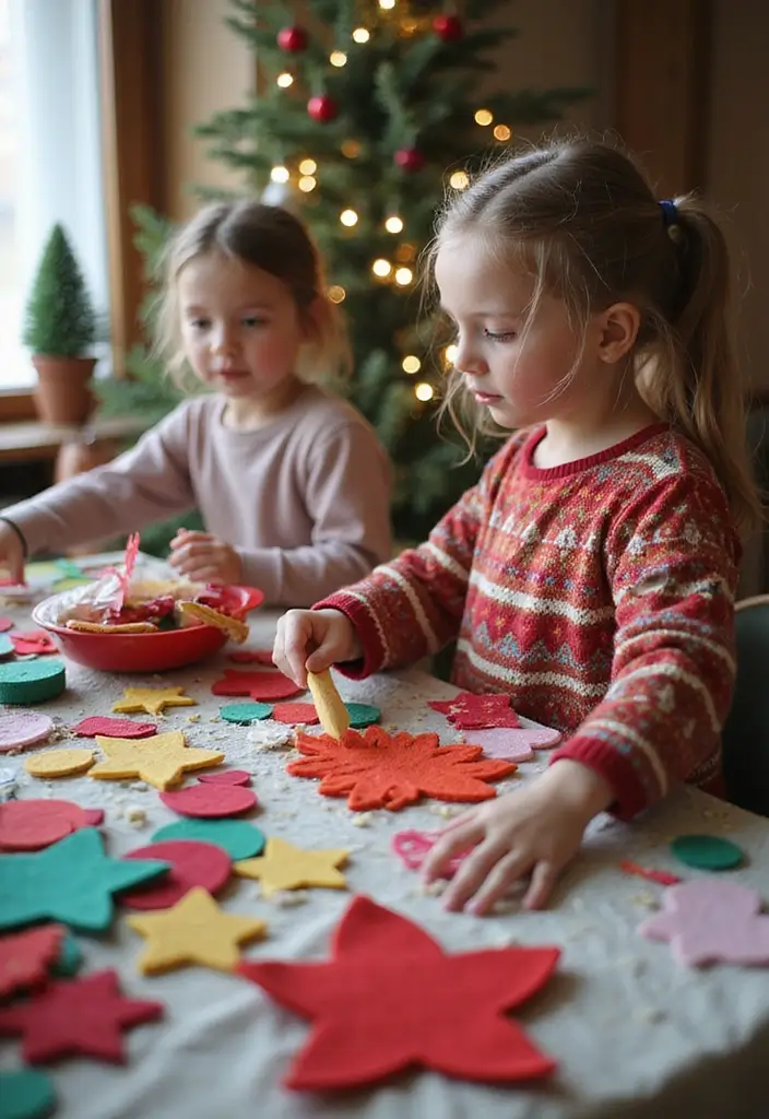 25 Fun Christmas Gift Ideas for Kids That Aren’t Toys - 19. DIY Felt Holiday Decorations