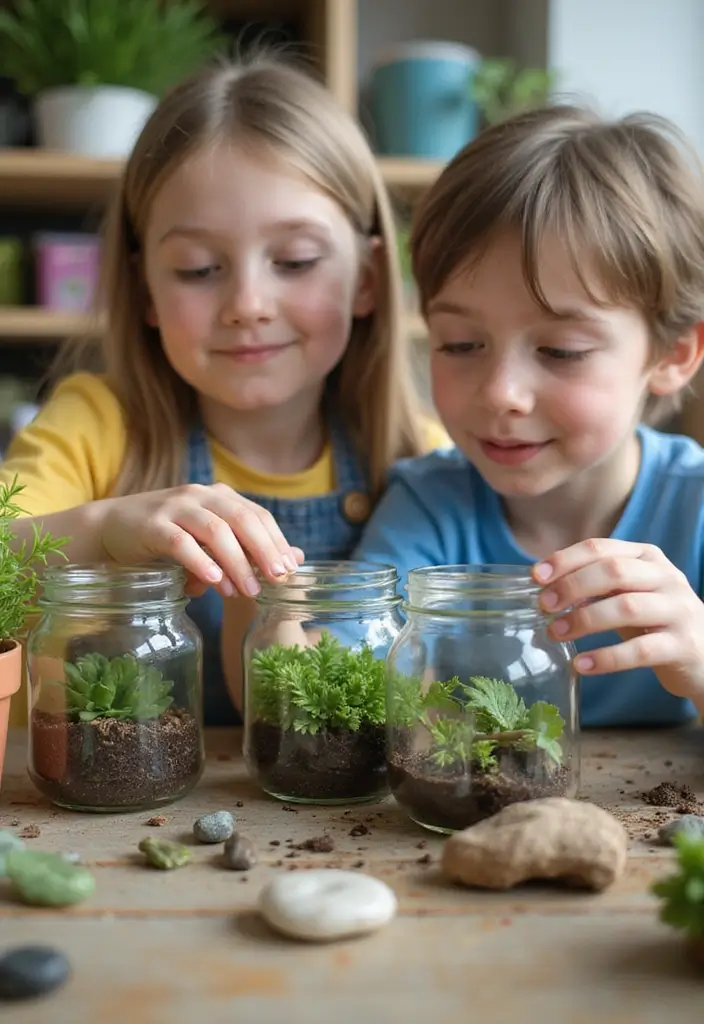 25 Fun Christmas Gift Ideas for Kids That Aren’t Toys - 21. DIY Terrarium Kits