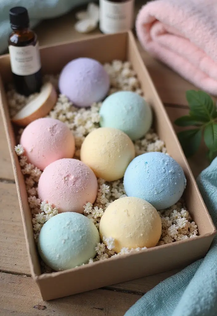 25 Graduation Gift Ideas for Best Friend to Celebrate Big - 12. Handmade Bath Bomb Set