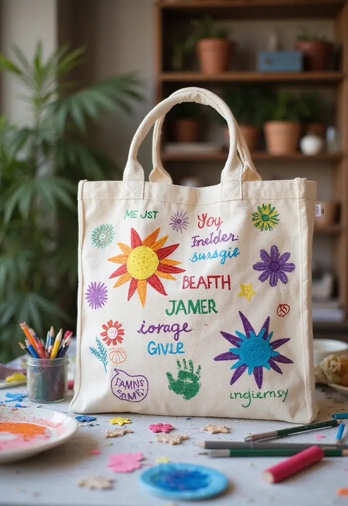 25 Graduation Gift Ideas for Best Friend to Celebrate Big - 18. DIY Tote Bag with Inside Jokes
