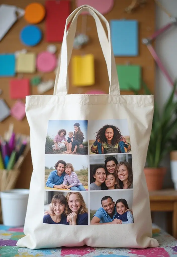 25 Graduation Gift Ideas for Best Friend to Celebrate Big - 21. Custom Tote Bag with Photos